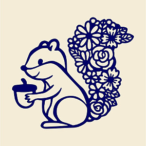 Veveriță decorativă