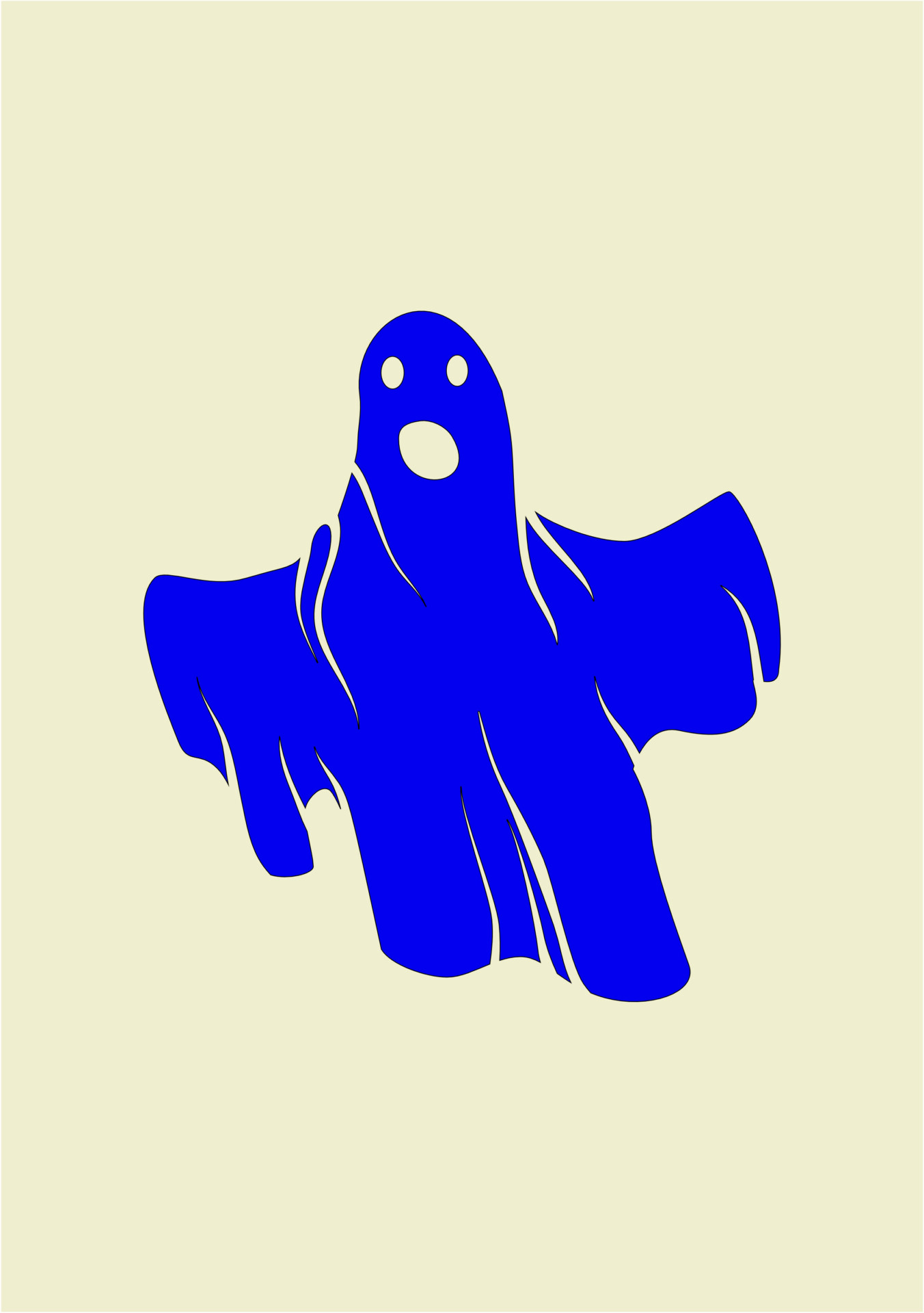 PN-044-1 Fantoma decorativa pt Halloween