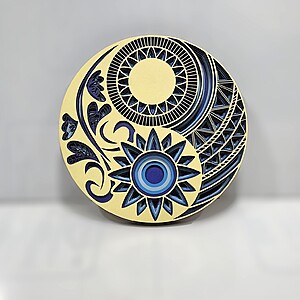 Mandala decorativă: „Echilibrul Ceresc”