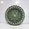 Mandala Lotus verde/galben